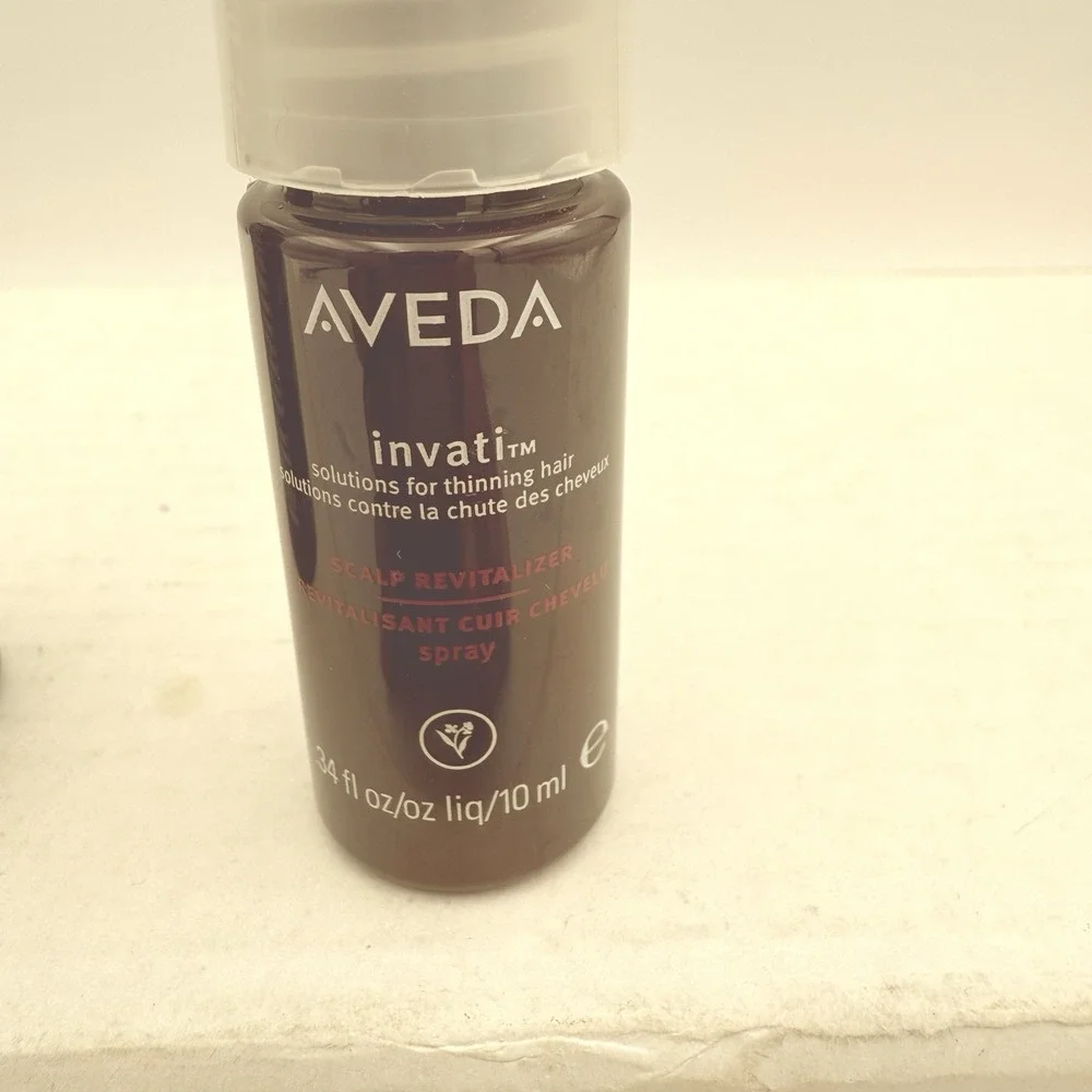 AVEDA 2‎ travel size Invati Scalp Revitalizer .34 Oz and Thickening Tonic 1.0 Oz